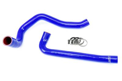 HPS Performance - HPS 57-1299-BLUE Blue Radiator Hose Kit for 97-02 Jeep Wrangler 2.5L