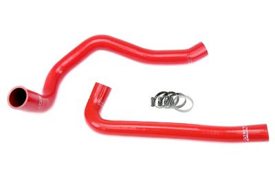 HPS Performance - HPS 57-1299 Red Red Radiator Hose Kit for 97-02 Jeep Wrangler 2.5L