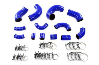 HPS Performance - HPS 57-2097-BLUE Blue Intercooler Hose Kit for 95-98 Nissan Skyline GTR RB26DETT
