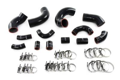 HPS Performance - HPS 57-2097-BLK Black Intercooler Hose Kit for 95-98 Nissan Skyline GTR RB26DETT