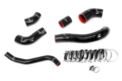 HPS Performance - HPS 57-2003-BLK Black Intercooler Boots Hose Kit for 19-21 Hyundai Veloster