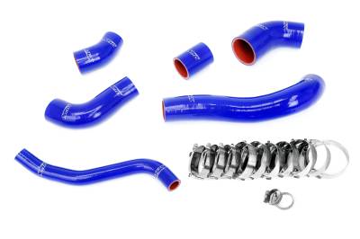 HPS Performance - HPS 57-2003-BLUE Blue Intercooler Boots Hose Kit for 19-21 Hyundai Veloster