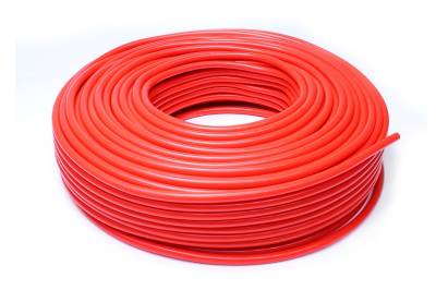 HPS Performance - HPS HTSVH3-REDx100 1/8" 3mm ID Silicone Vacuum Hose Tubing Red 100' L Roll