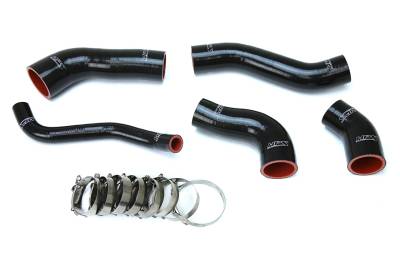 HPS Performance - HPS 57-1629-BLK Black Intercooler Hose Kit for 13-17 Hyundai Veloster Turbo