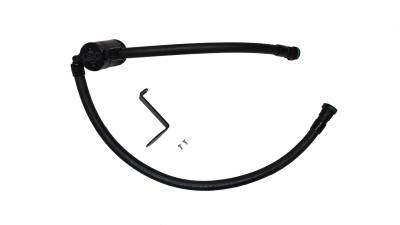 J&L Oil Separator Co - J&L Oil Separator 3094P-B Black Oil Separator 3.0 Passenger Side