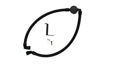 J&L Oil Separator Co - J&L Oil Separator 3095D-B Black Oil Separator 3.0 Driver Side