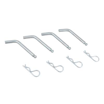 Husky Towing - Husky Towing 31576 Silver Series Rail Pin Kit 4 Pins & Clips Yellow Zinc