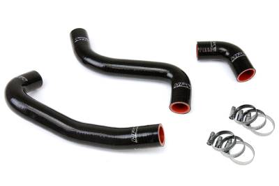 HPS Performance - HPS 57-1059-BLK Black Silicone Radiator Hose Kit for 04-07 Scion xB