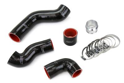 HPS Performance - HPS 57-1845-BLK Black Intercooler Boost Hose Kit for 99-06 Volkswagen Golf GTI
