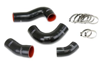 HPS Performance - HPS 57-1949-BLK Black Intercooler Hose Kit for 19-20 Volkswagen GTI 2.0L Turbo