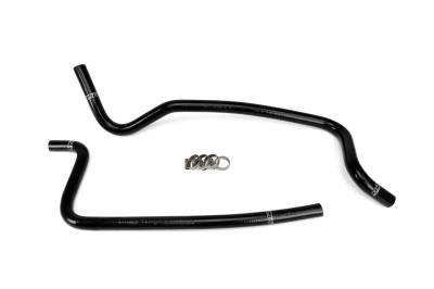 HPS Performance - HPS 57-1283-BLK Black Heater Coolant Hose Kit for 02-06 Jeep Wrangler TJ 4.0