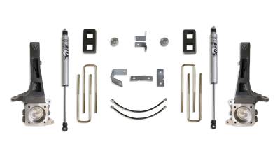 MaxTrac - MaxTrac K886842F 4/2" Lift Kit w/FOX Shocks for 05-23 Toyota Tacoma 2WD 6 lug