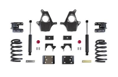 MaxTrac - MaxTrac KS331546-8 4/6" Lift Kit w/Spindles & Coils for 16-18 Silverado & Sierra