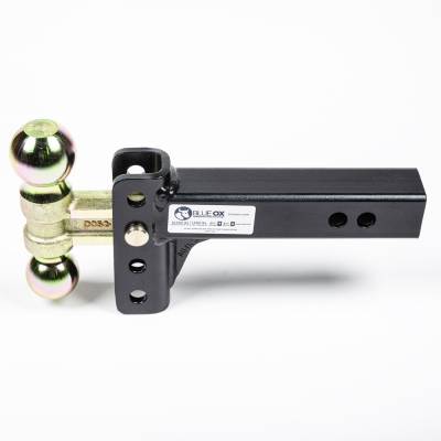 Blue Ox - Blue Ox BXH10131 ADJ. BALL MOUNT 2" RCVR 3-3/4" DROP/RISE 2" & 2-5/16" BALL 10K