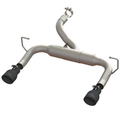 SpeedFx - SpeedFX 50601 MaxFlow Xtreme Axle-Back Exhaust Kit Dual Exit 4" Black Tips