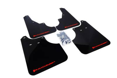 Rally Armor - Rally Armor MF11-UR-BLK/RD Black Mud Flap Red Logo