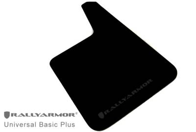 Rally Armor - Rally Armor MF20-BAS-BLK Black Mud Flap Black Logo