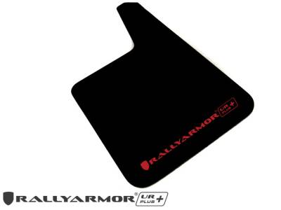 Rally Armor - Rally Armor MF20-URP-BLK/RD Black Mud Flap Red Logo