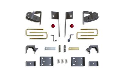 MaxTrac - MaxTrac 301950 5" Rear Adj. Flip Kit for 19-25 Silverado & Sierra 1500 2WD/4WD