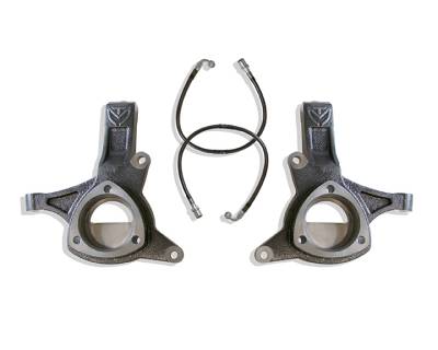 MaxTrac - MaxTrac 701345 4.5" Lift Spindles + Brake Lines 07-18 Silverado/Sierra 1500 2WD