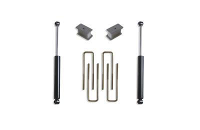 MaxTrac - MaxTrac 900930 3" Blocks/U-Bolts/Shocks for 99-06 Silverado & Sierra 1500 2WD