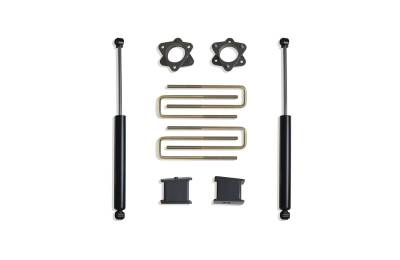 MaxTrac - MaxTrac 901340 3F/4R Lift Kit w/Rear Shocks for 07-18 Silverado/Sierra 1500 2WD