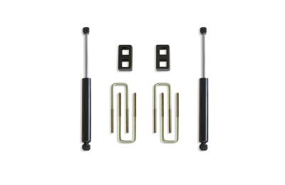 MaxTrac - MaxTrac 900420 2" Blocks & U-Bolts w/Rear Shocks for 15-22 Canyon/Colorado 2WD