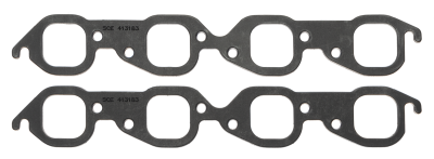 SCE Gaskets - SCE Gaskets 413183 BBC LRGE SQUARE GRAPH-FORM 1/8 Thick Exhaust Gaskets