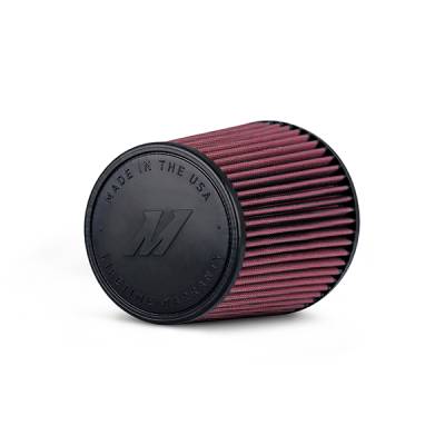 Mishimoto - Mishimoto MMAF3508 Performance Air Filter 3.5" Inlet 8" Filter Length Red