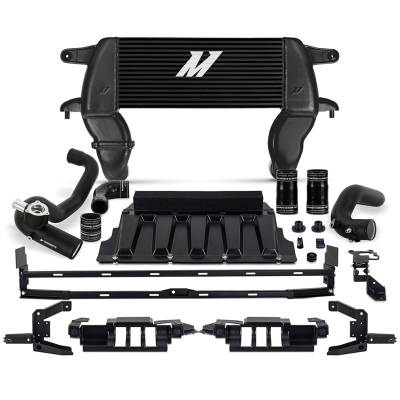 Mishimoto - Mishimoto MMINT-BR23-21HKBKBK Hi-mount Intercooler Kit 21+ Bronco 2.3L Black