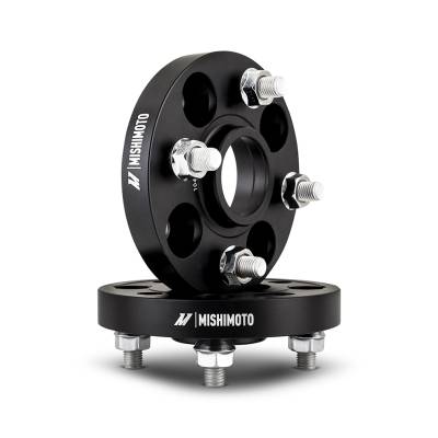 Mishimoto - Mishimoto MMWS-011-300BK 30mm Wheel Spacers 4x100 56.1CB M12x1.5 Black