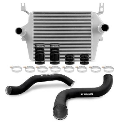 Mishimoto - Mishimoto MMINT-F2D-99KSLBK Silver Intercooler Kit 99-03 7.3L Powerstroke