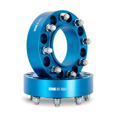 Mishimoto - Mishimoto BNWS-002-500BL Wheel Spacers 8X170 125mm CB M14x1.5 2.00" Thick Blue