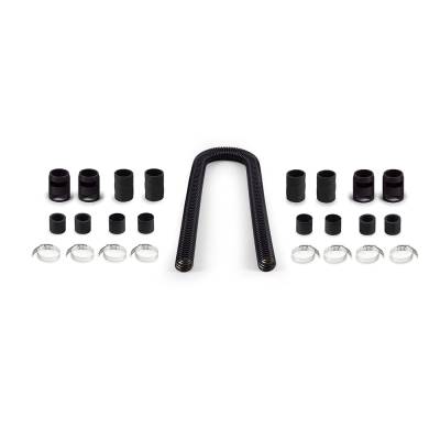 Mishimoto - Mishimoto MMAH-U48BK Universal Flexible Stainless Radiator Hose Kit 48" Black