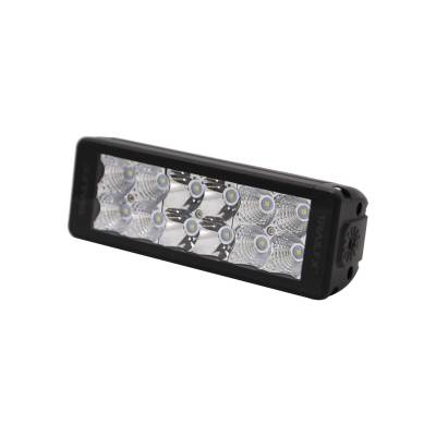 TrailFX - TrailFX 6DRSCM Light Bar LED 6" 18W Flood/Spot 2280LM Black w/Harness & Bracket