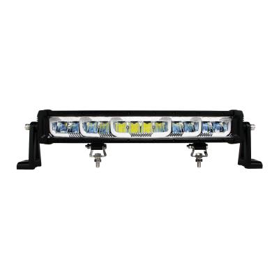 TrailFX - TrailFX 7SRSAUX Light Bar LED 7" 32W Spot/Flood Black w/Harness & Brackets