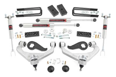 Rough Country Suspension Systems - Rough Country 3" Suspension Lift Kit 20-24 Silverado/Sierra HD 97740