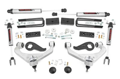 Rough Country Suspension Systems - Rough Country 97770 3" V2 Lift Kit w/UCA's for 20-26 Silverado/Sierra 2500HD