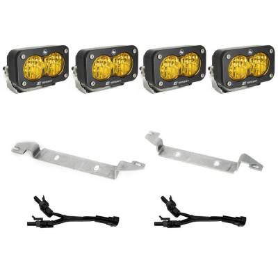 Baja Designs - Baja Designs 448081 S2 Sport Dual Fog Pocket Light Kit