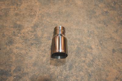 Valvetronic Designs - Valvetronic VTD.TIP.SW.30.35.CH Single Wall Chrome Tip 3.0" In 3.5"Out