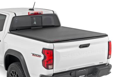 Rough Country Suspension Systems - Rough Country 42120500 Soft Roll-up Vinyl Tonneau Cover for Colorado/Canyon 5'