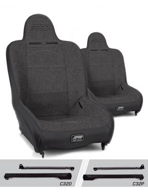 PRP - PRP A100110-C32-54 Premier High Back Seats Kit for Jeep Wrangler CJ7/YJ Pair