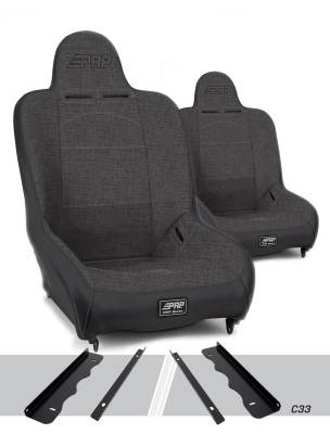 PRP - PRP A100110-C33-54 Premier High Back Seats Kit for 95-01 Jeep Cherokee XJ Pair