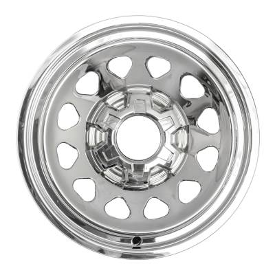 Coast To Coast - Coast To Coast IWCIMP100X 17" Chrome 12-Hole Snap-On Wheel Skin 4pc