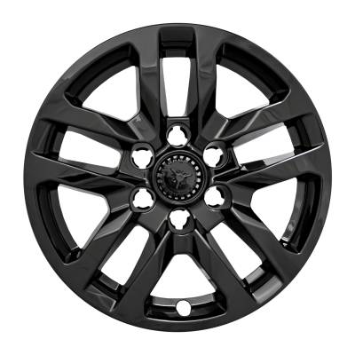 Coast To Coast - Coast To Coast IWCIMP432BLK 18" 5 Split'spoke Gloss Black Wheel Skins 4pc