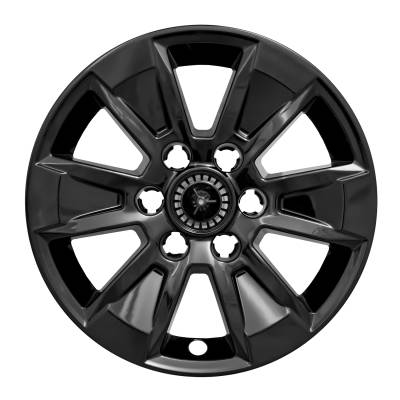 Coast To Coast - Coast To Coast IWCIMP436BLK 17" 6-Spoke Gloss Black Wheel Skins 4pc