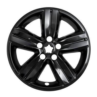 Coast To Coast - Coast To Coast IWCIMP437BLK 16" 5-Spoke Gloss Black Snap-On Wheel Skins 4pc