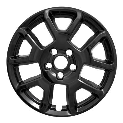 Coast To Coast - Coast To Coast IWCIMP443BLK 17" Wheel Skin 5 V Spokes Gloss Black 4pc