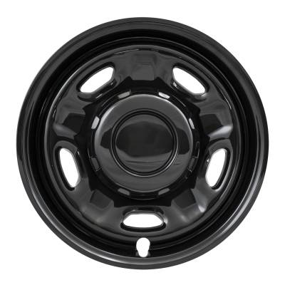 Coast To Coast - Coast To Coast IWCIMP96BLK 17" Wheel Skin 5 Hole Gloss Black 4pc
