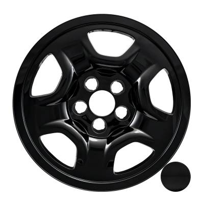 Coast To Coast - Coast To Coast IWCIMP97BLK 16" Wheel Skin 5 Spokes Gloss Black 4pc